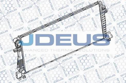 Jdeus RA0300580 - Радіатор, охолодження двигуна autozip.com.ua