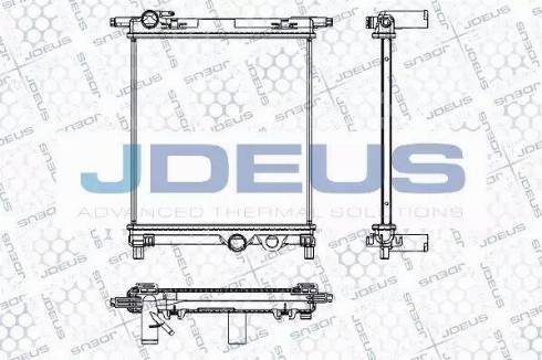 Jdeus RA0300600 - Радіатор, охолодження двигуна autozip.com.ua