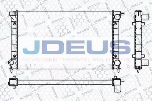 Jdeus RA0300350 - Радіатор, охолодження двигуна autozip.com.ua
