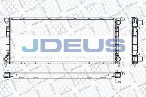 Jdeus RA0300301 - Радіатор, охолодження двигуна autozip.com.ua