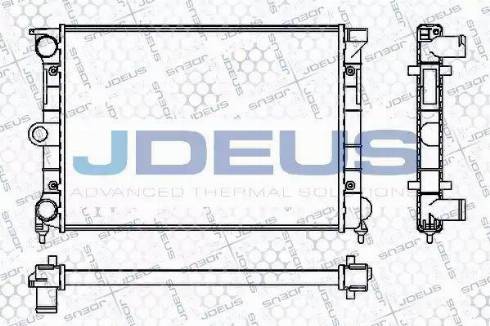 Jdeus RA0300330 - Радіатор, охолодження двигуна autozip.com.ua