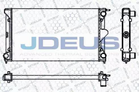 Jdeus RA0300291 - Радіатор, охолодження двигуна autozip.com.ua