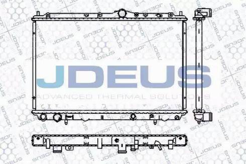 Jdeus RA0310491 - Радіатор, охолодження двигуна autozip.com.ua