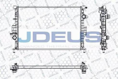 Jdeus RA0310560 - Радіатор, охолодження двигуна autozip.com.ua