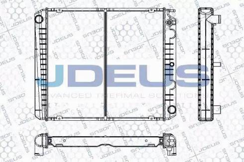 Jdeus RA0310210 - Радіатор, охолодження двигуна autozip.com.ua