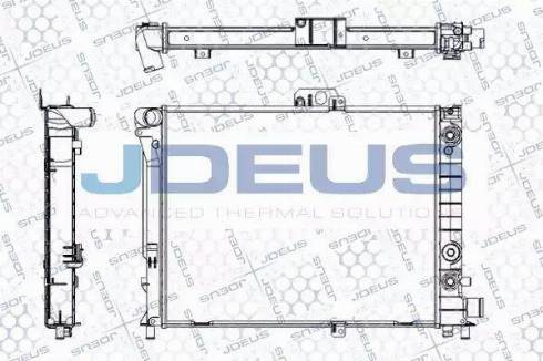 Jdeus RA0240100 - Радіатор, охолодження двигуна autozip.com.ua