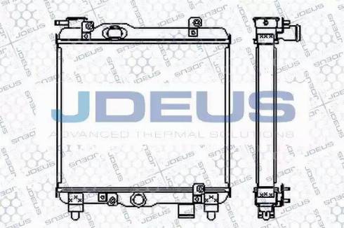 Jdeus RA0250030 - Радіатор, охолодження двигуна autozip.com.ua