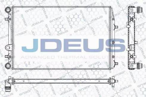 Jdeus RA0250110 - Радіатор, охолодження двигуна autozip.com.ua