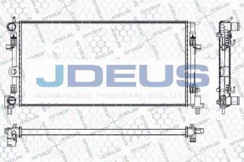 Jdeus RA0250130 - Радіатор, охолодження двигуна autozip.com.ua
