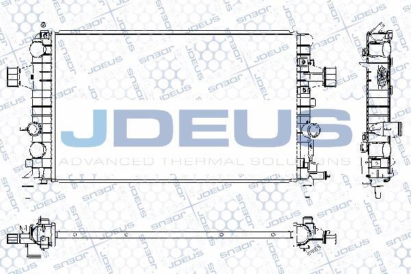 Jdeus RA0200990 - Радіатор, охолодження двигуна autozip.com.ua