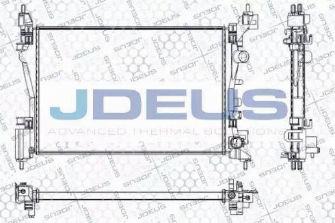 Jdeus RA0200950 - Радіатор, охолодження двигуна autozip.com.ua