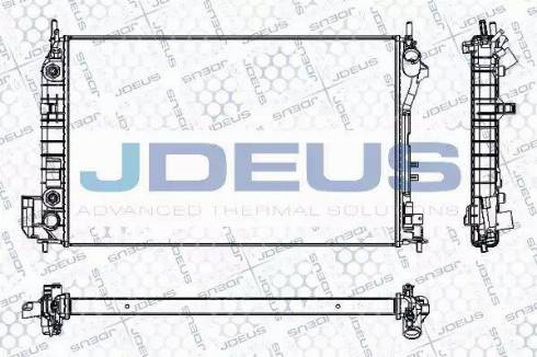 Jdeus RA0200900 - Радіатор, охолодження двигуна autozip.com.ua