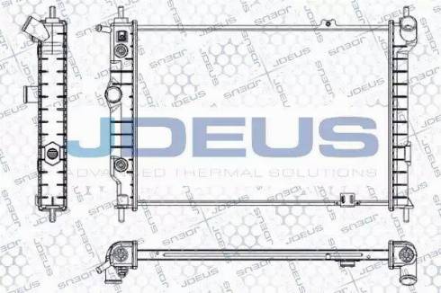 Jdeus RA0200460 - Радіатор, охолодження двигуна autozip.com.ua