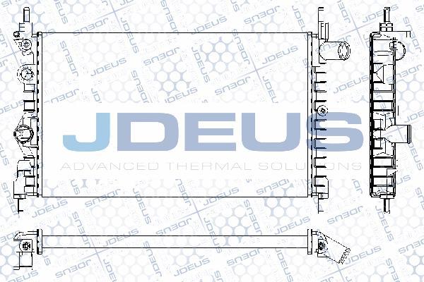 Jdeus RA0200411 - Радіатор, охолодження двигуна autozip.com.ua