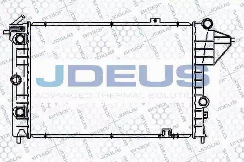 Jdeus RA0200590 - Радіатор, охолодження двигуна autozip.com.ua
