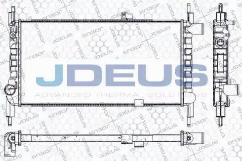 Jdeus RA0200541 - Радіатор, охолодження двигуна autozip.com.ua