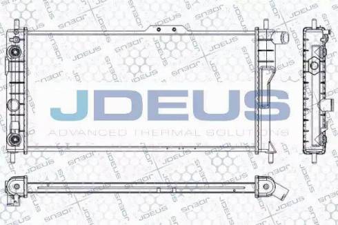 Jdeus RA0200501 - Радіатор, охолодження двигуна autozip.com.ua