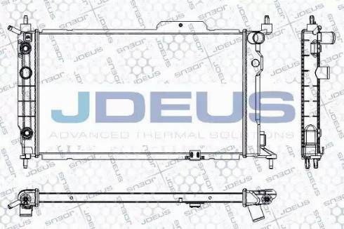 Jdeus RA0200641 - Радіатор, охолодження двигуна autozip.com.ua