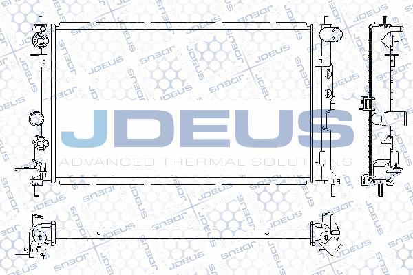 Jdeus RA0200651 - Радіатор, охолодження двигуна autozip.com.ua