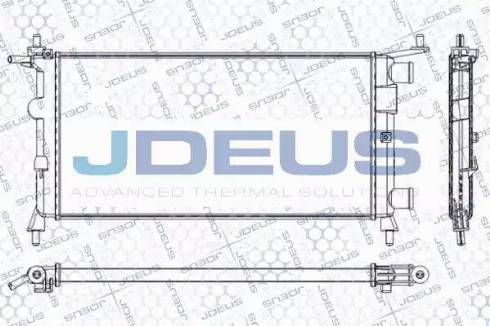 Jdeus RA0200670 - Радіатор, охолодження двигуна autozip.com.ua