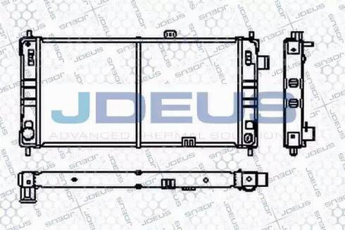 Jdeus RA0200150 - Радіатор, охолодження двигуна autozip.com.ua