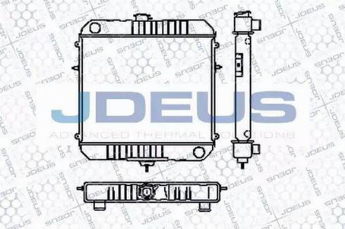 Jdeus RA0200170 - Радіатор, охолодження двигуна autozip.com.ua