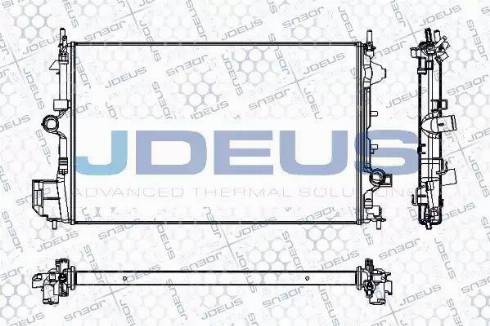 Jdeus RA0200890 - Радіатор, охолодження двигуна autozip.com.ua