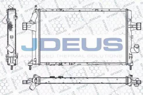 Jdeus RA0200800 - Радіатор, охолодження двигуна autozip.com.ua