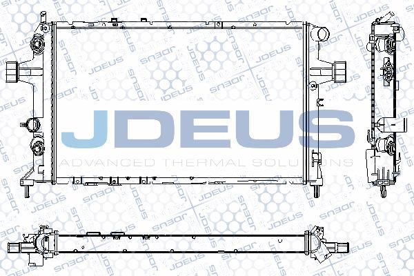 Jdeus RA0200830 - Радіатор, охолодження двигуна autozip.com.ua