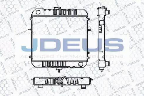 Jdeus RA0200300 - Радіатор, охолодження двигуна autozip.com.ua