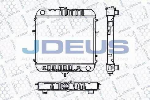 Jdeus RA0200310 - Радіатор, охолодження двигуна autozip.com.ua