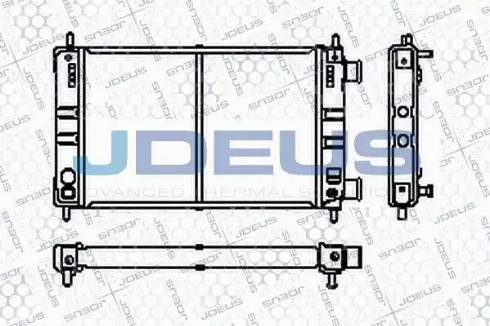 Jdeus RA0200370 - Радіатор, охолодження двигуна autozip.com.ua