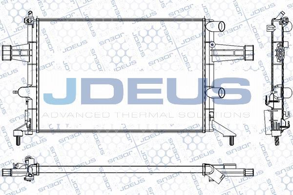 Jdeus RA0200740 - Радіатор, охолодження двигуна autozip.com.ua