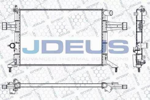 Jdeus RA0200760 - Радіатор, охолодження двигуна autozip.com.ua