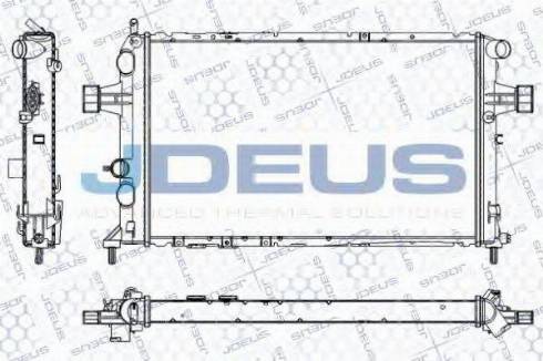 Jdeus RA0200789 - Радіатор, охолодження двигуна autozip.com.ua