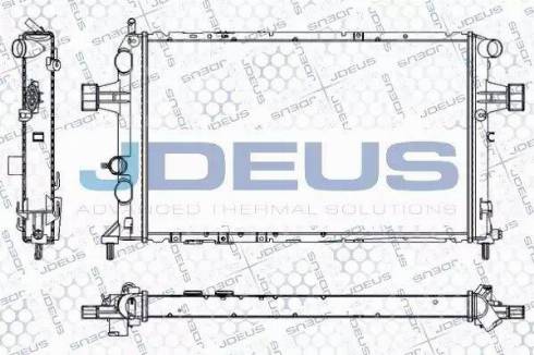 Jdeus RA0200780 - Радіатор, охолодження двигуна autozip.com.ua