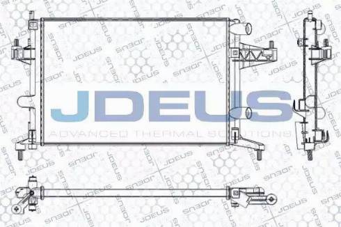 Jdeus RA0200730 - Радіатор, охолодження двигуна autozip.com.ua