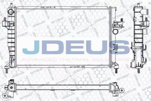 Jdeus RA0200720 - Радіатор, охолодження двигуна autozip.com.ua