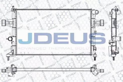 Jdeus RA0200770 - Радіатор, охолодження двигуна autozip.com.ua