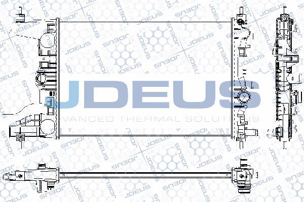 Jdeus RA0201040 - Радіатор, охолодження двигуна autozip.com.ua