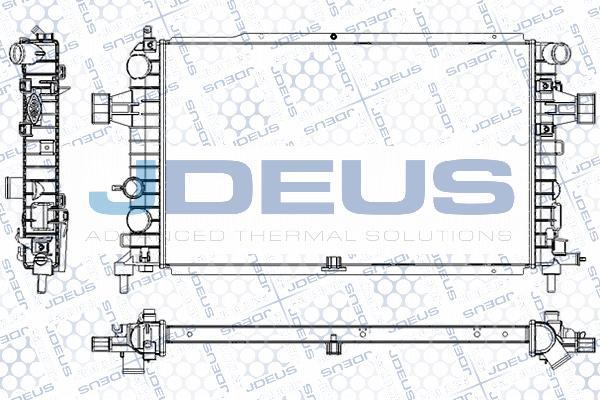 Jdeus RA0201000 - Радіатор, охолодження двигуна autozip.com.ua