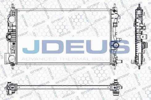 Jdeus RA0201030 - Радіатор, охолодження двигуна autozip.com.ua