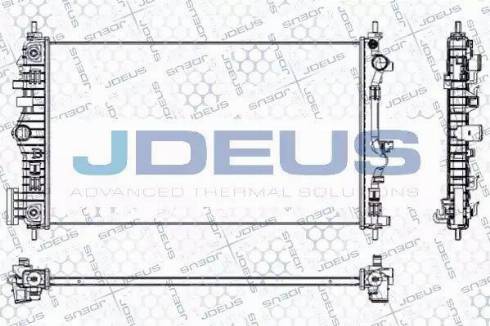 Jdeus RA0201160 - Радіатор, охолодження двигуна autozip.com.ua