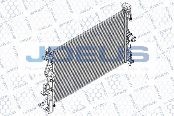 Jdeus RA0201240 - Радіатор, охолодження двигуна autozip.com.ua
