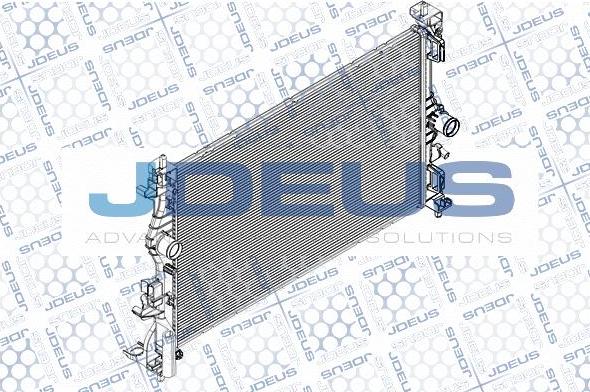Jdeus RA0201210 - Радіатор, охолодження двигуна autozip.com.ua