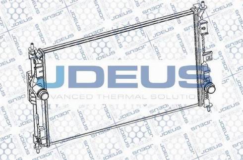 Jdeus RA0210460 - Радіатор, охолодження двигуна autozip.com.ua