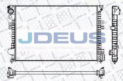 Jdeus RA0210410 - Радіатор, охолодження двигуна autozip.com.ua