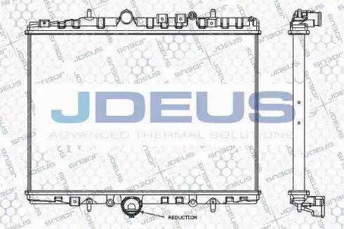 Jdeus RA0210420 - Радіатор, охолодження двигуна autozip.com.ua