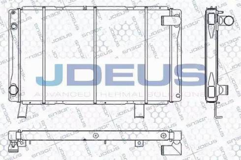 Jdeus RA0210180 - Радіатор, охолодження двигуна autozip.com.ua