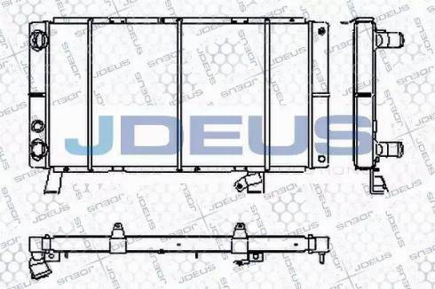 Jdeus RA0210200 - Радіатор, охолодження двигуна autozip.com.ua